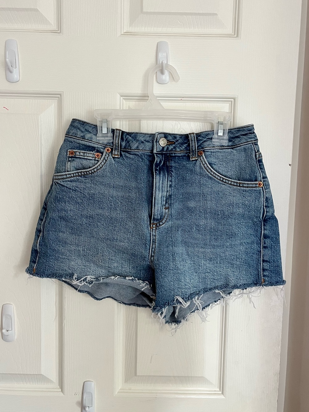 Topshop Denim Shorts, Size 6